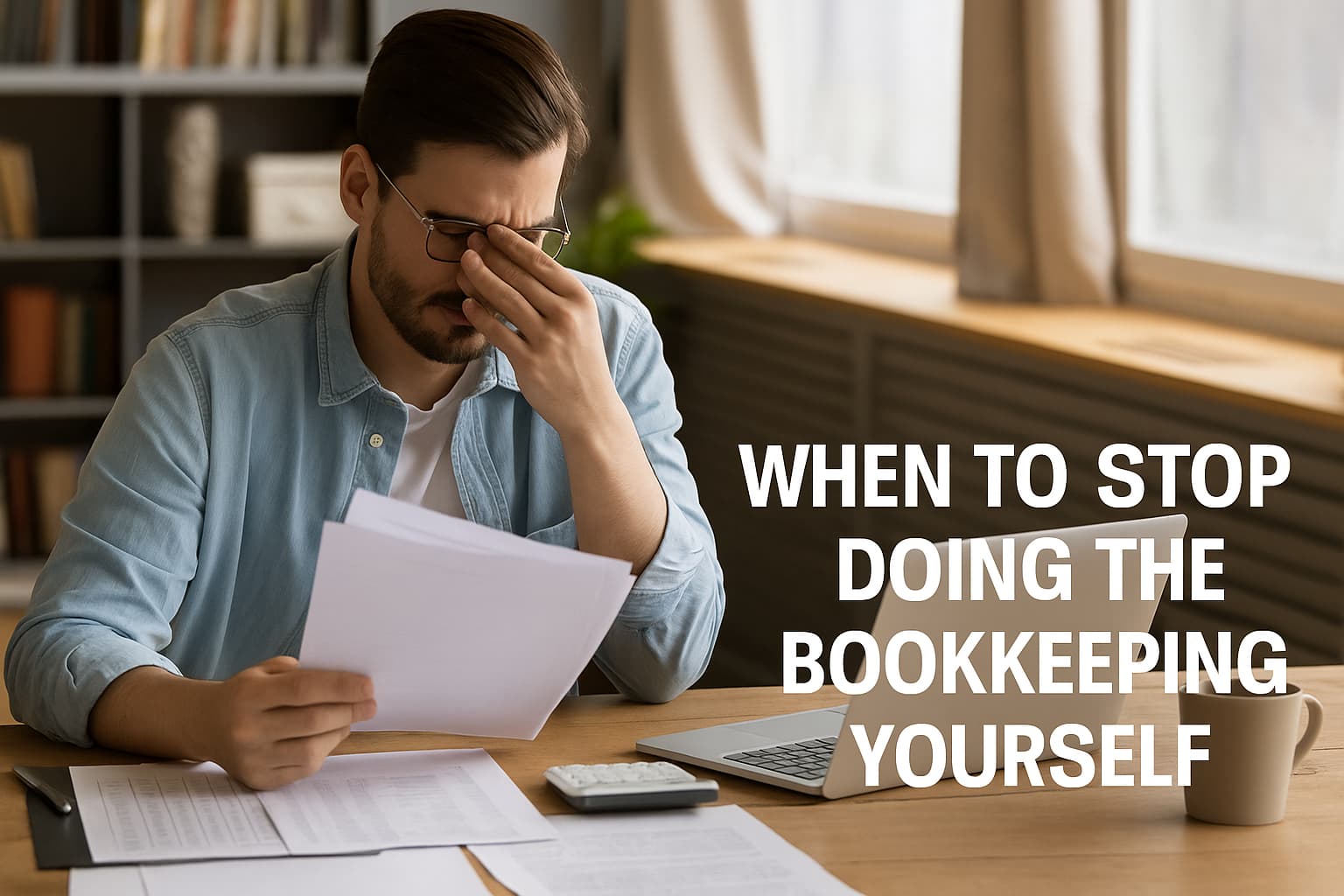 When to Stop Doing the Bookkeeping Yourself